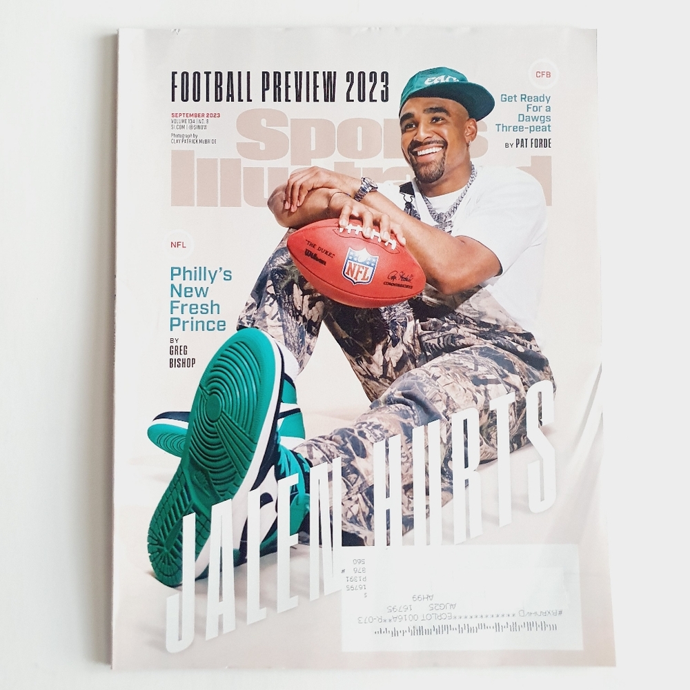 Sports Illustrated September, 2023 Jalen Hurts Philadelphia Eagles NFL Preview
